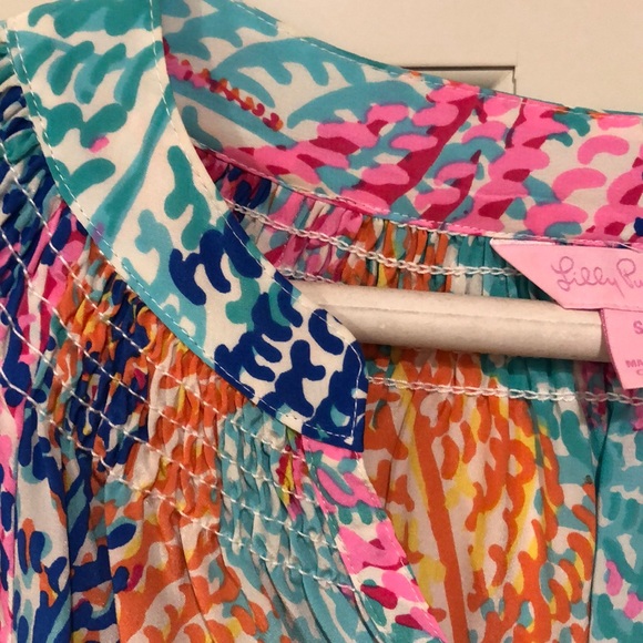 Lilly Pulitzer Elsa Silk blouse small - Picture 9 of 14